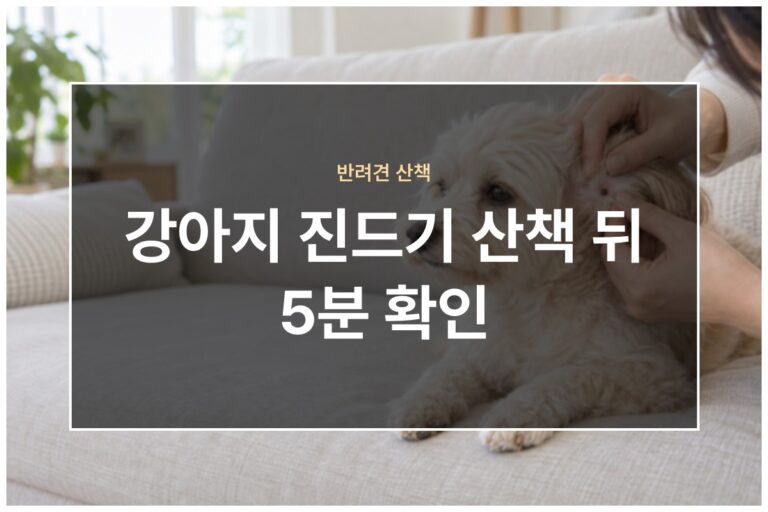 강아지 진드기