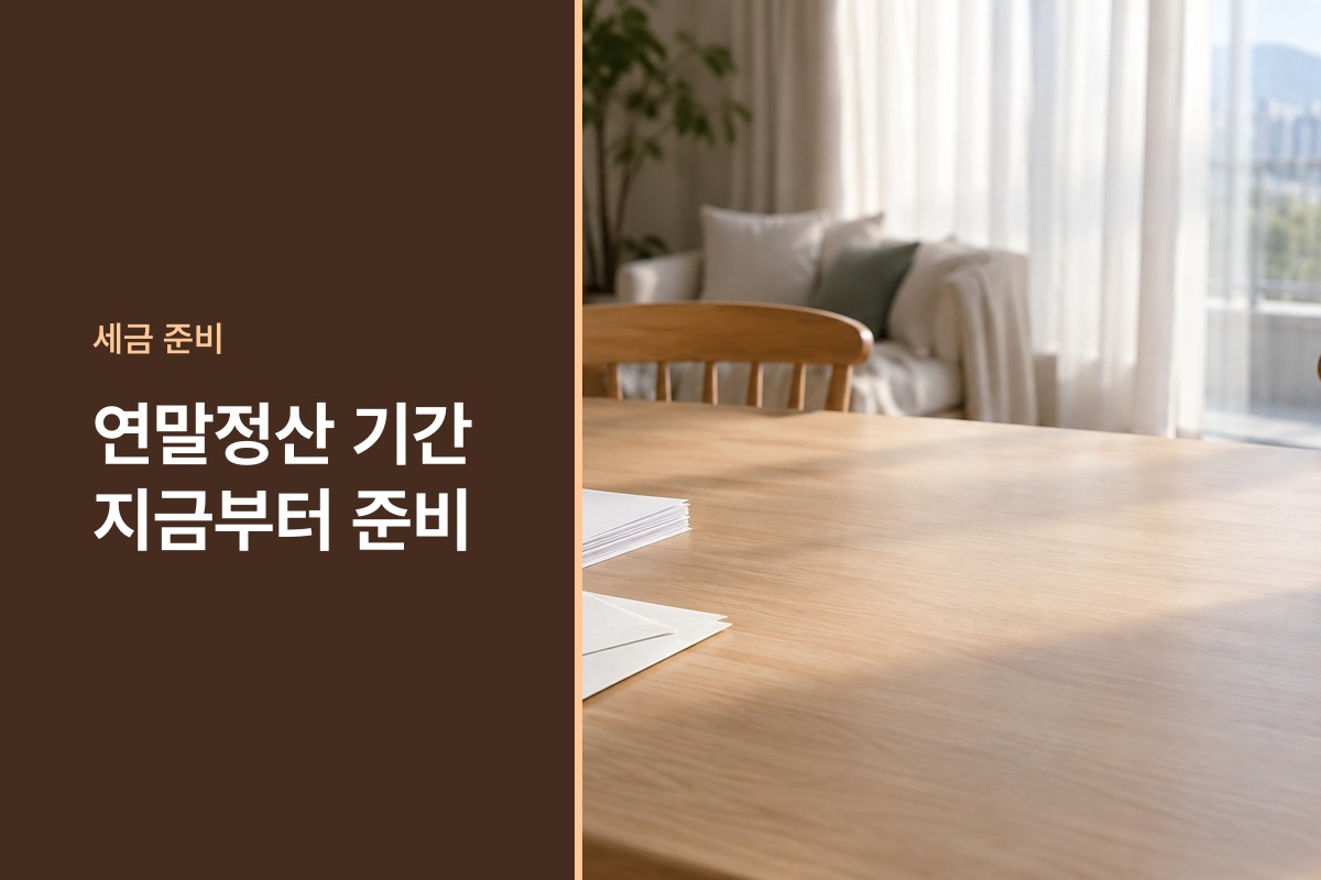 연말정산 기간 일정 총정리와 석 달 남은 지금 점검할 공제 항목
