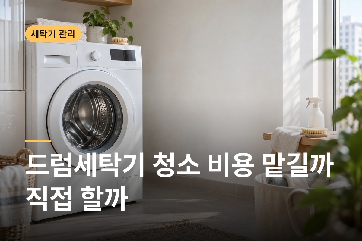 드럼세탁기 청소 비용
