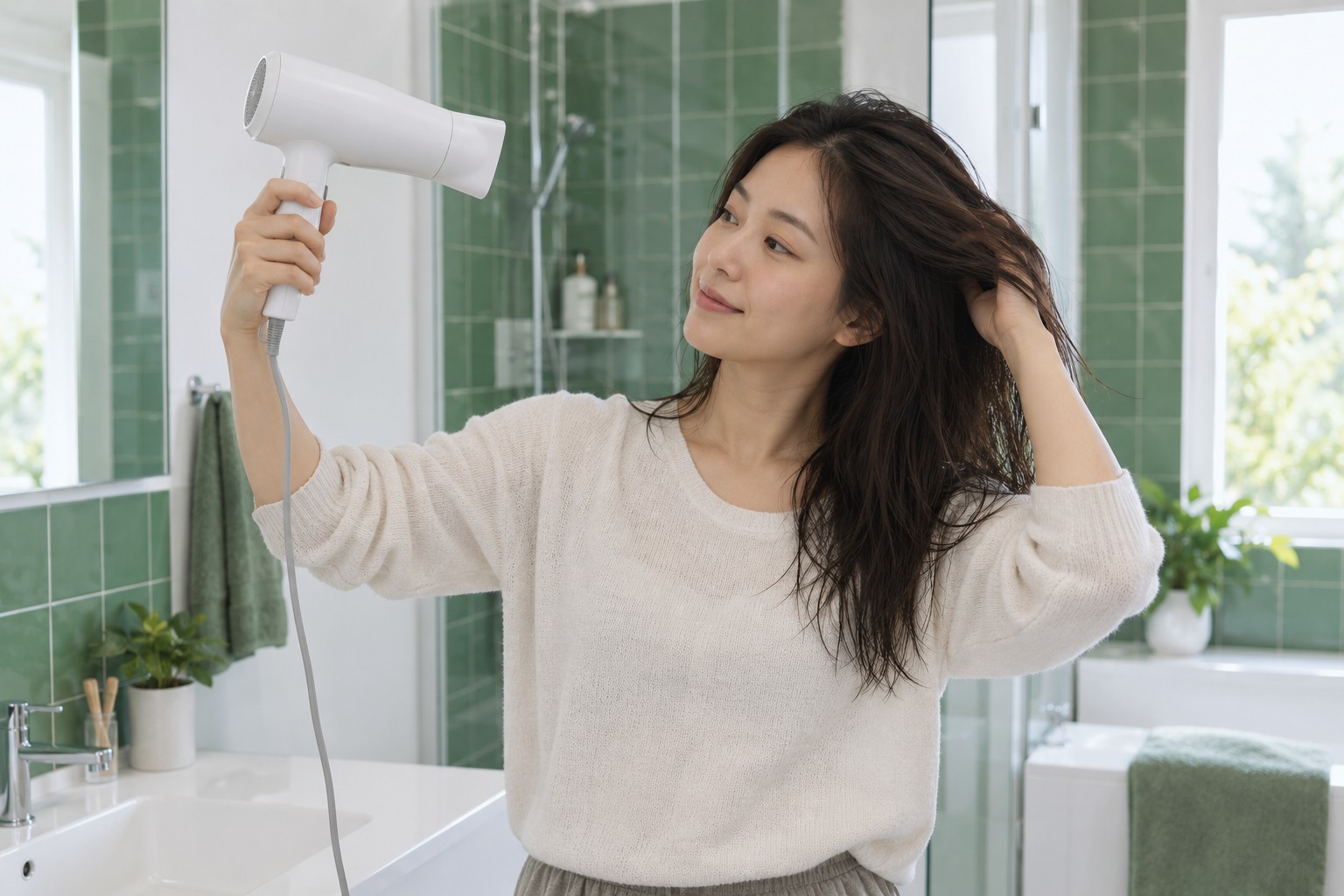 모발 굵어지는 법