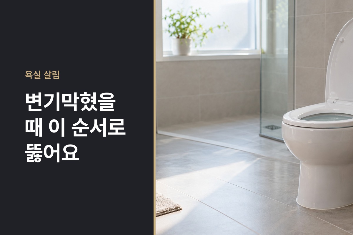 변기막혔을때 뚫는 법 뚫어뻥부터 페트병까지 집에 있는 도구로 해결하기
