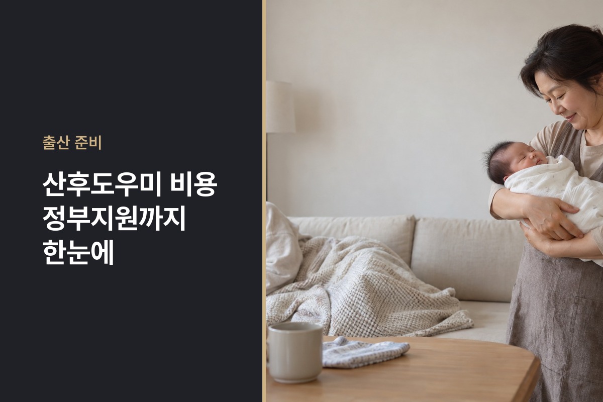 산후도우미 비용 계산하는 법 정부지원 본인부담금과 신청 시기 정리