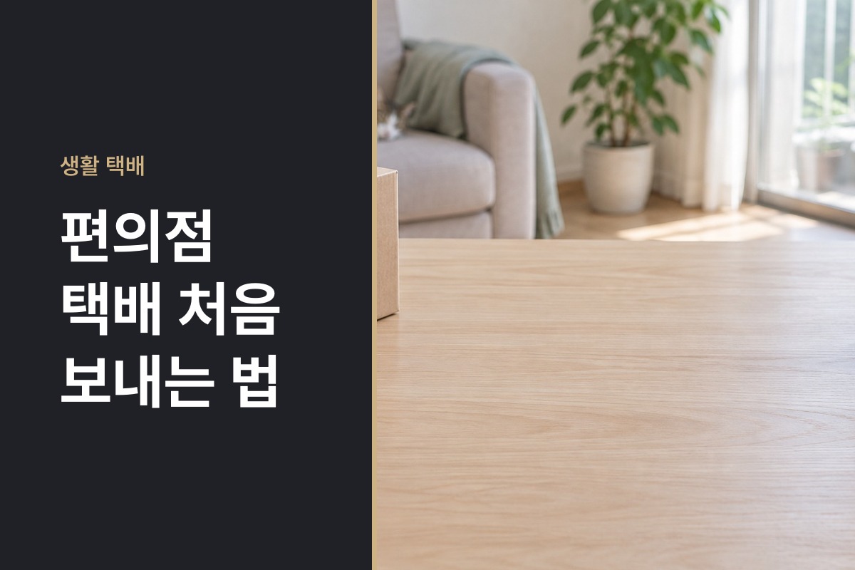 편의점 택배 보내는 법 앱 예약부터 크기 제한과 반값택배 고르기까지